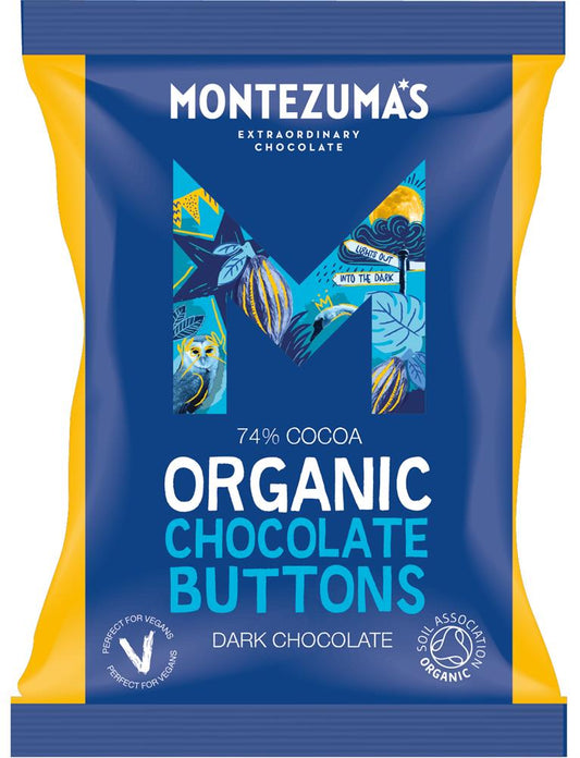 Montezumas Chocolate_Organic Dark Chocolate Buttons 120g-pack of 2