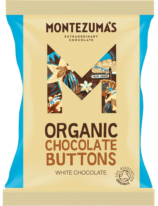 Montezumas Chocolate_Organic White Chocolate Buttons 120g-pack of 2