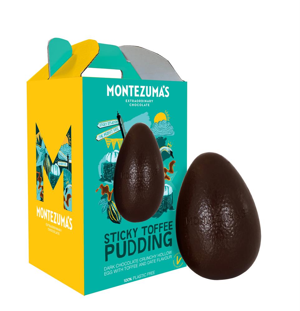 Montezumas Chocolate_Dark Chocolate Crunchy Hollow Egg with Caramel and Date Flavour 1