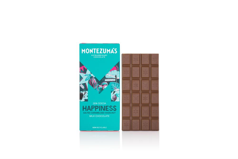 Montezumas Chocolate_Happiness - Milk Chocolate with Salted Caramelised Hazelnuts 90g-pack of 4