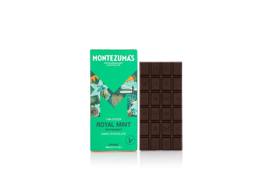 Montezumas Chocolate_Royal Mint Dark Organic with Mint 90g-pack of 4