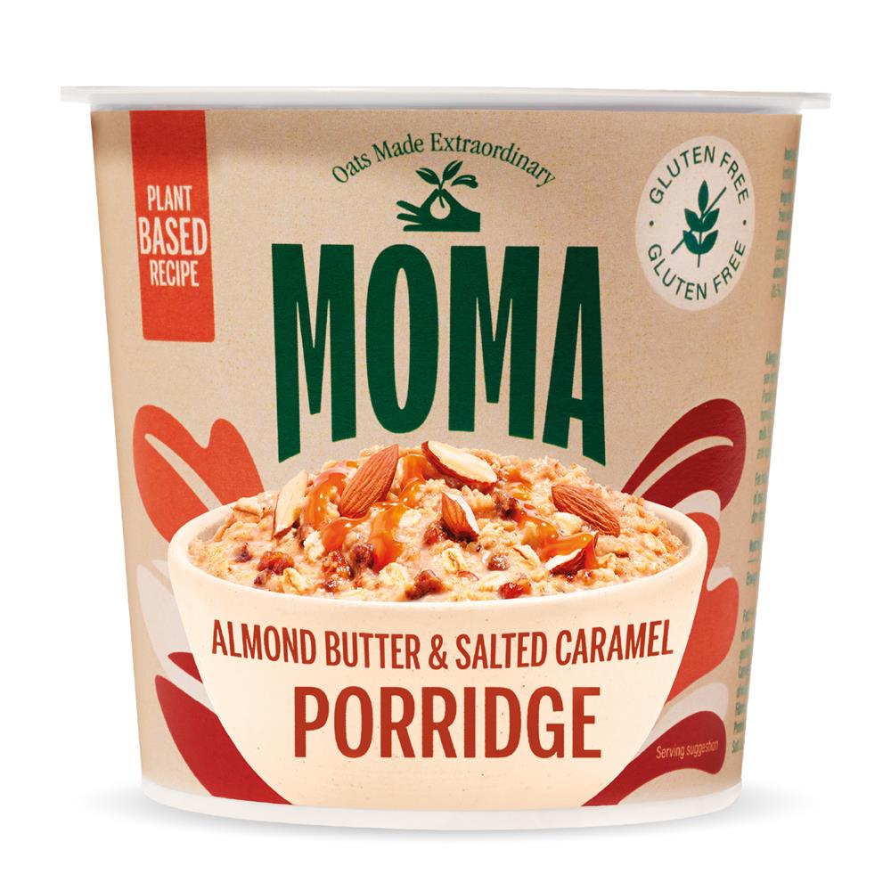 Moma Foods_MOMA Gluten Free Almond Butter Salted Caramel Porridge Pot 55g-pack of 4