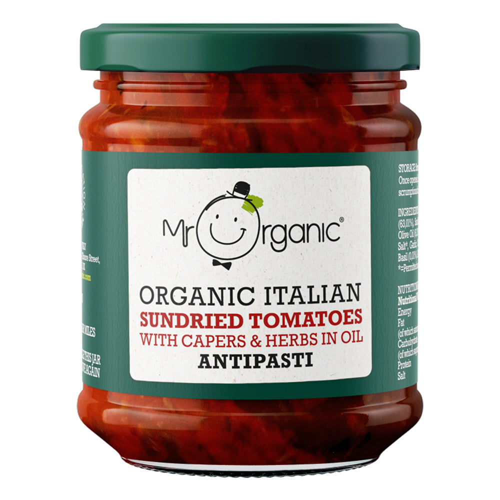 Mr Organic_Sundried Tomato Antipasti 190g