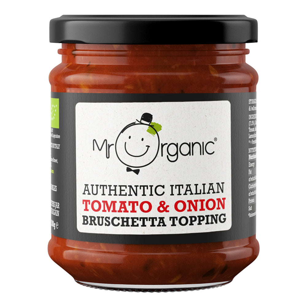 Mr Organic_Italian Tomato & Red Onion Bruschetta Topping 200g