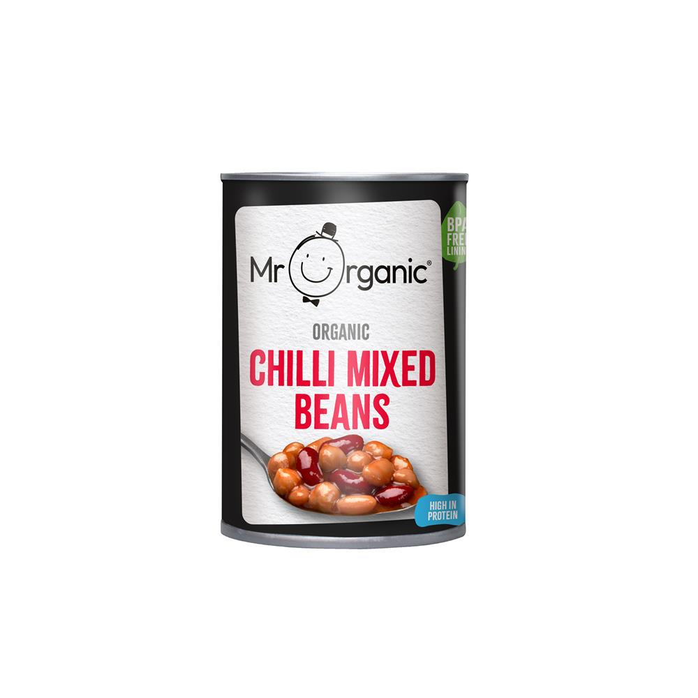 Mr Organic_Chilli Mixed Beans 400g