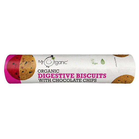 Mr Organic_Chocolate Chip Digestives Biscuits 250g-Pack of 2