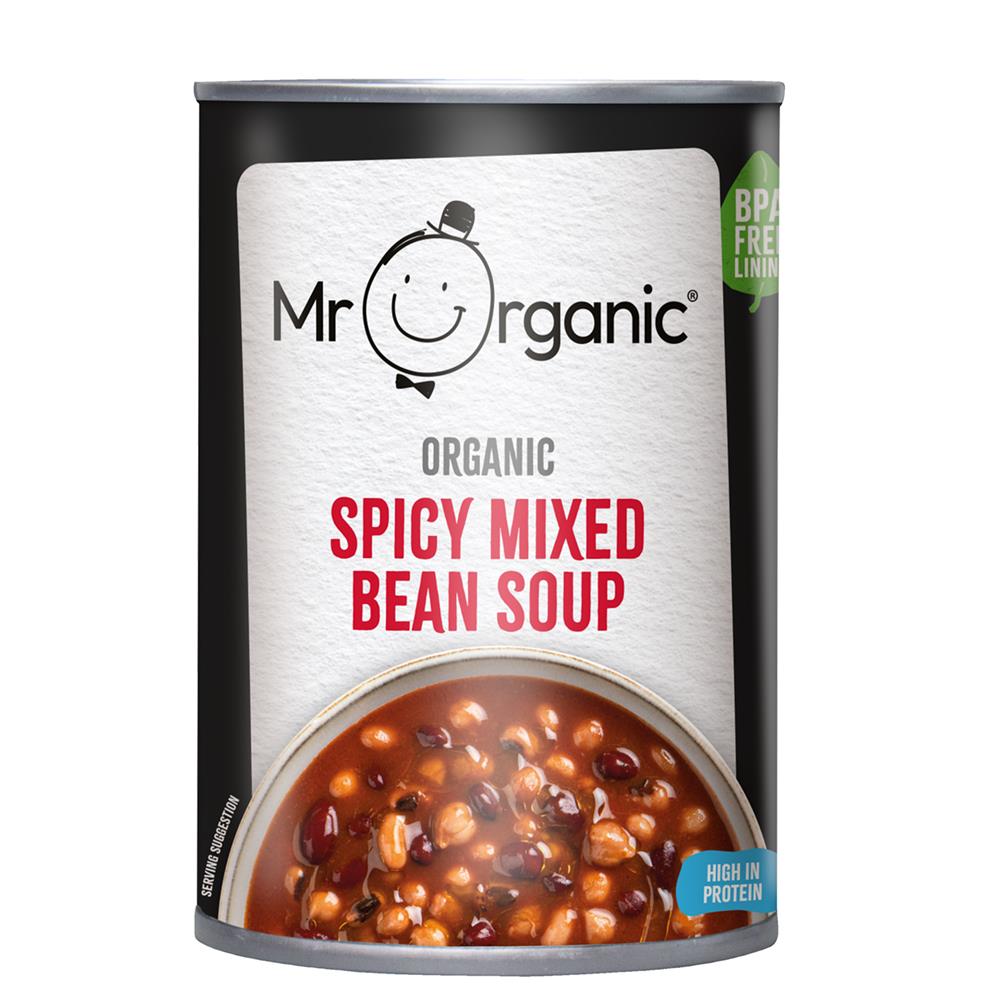 Mr Organic_Spicy Mixed Bean Soup 400g
