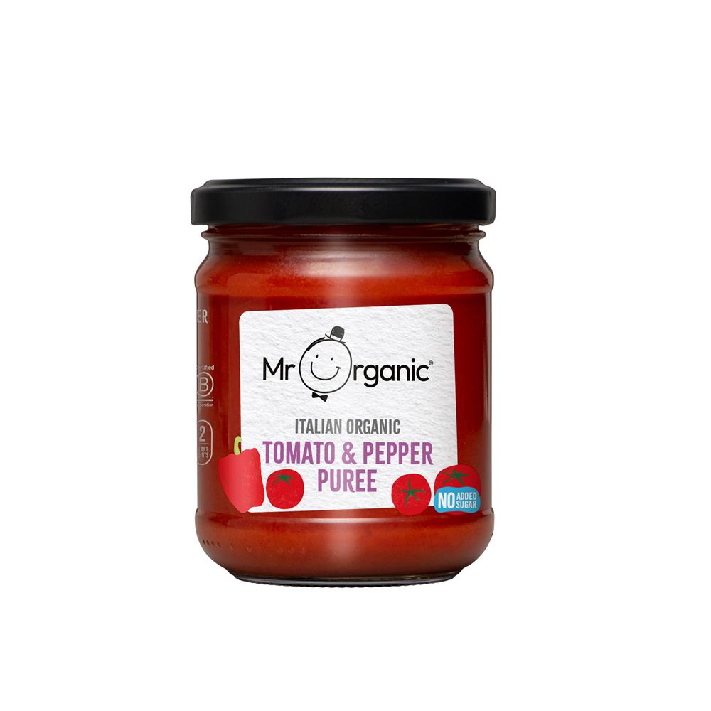 Mr Organic_Organic Tomato & Pepper Puree 200g