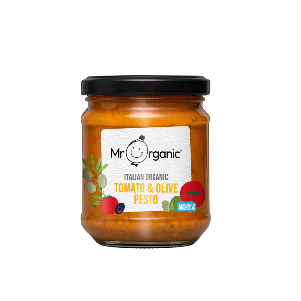 Mr Organic_Tomato & Olive Pesto 190g