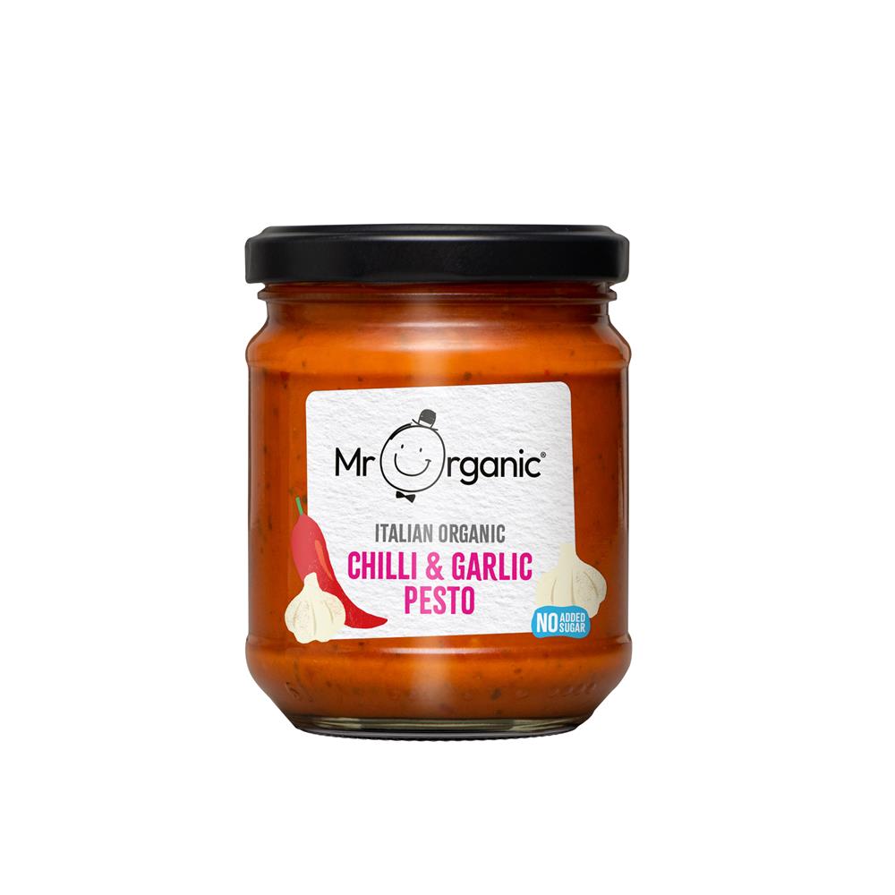 Mr Organic_Chilli & Garlic Pesto 190g