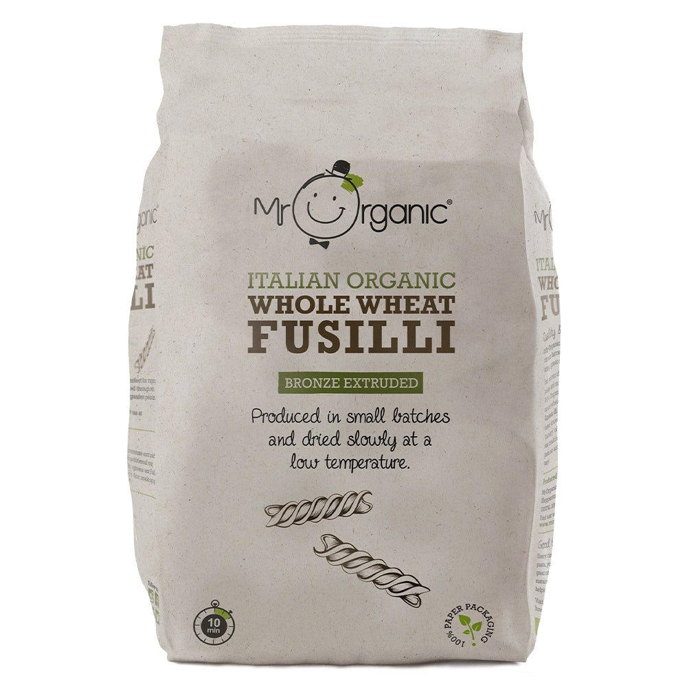 Mr Organic_Whole Wheat Fusilli 500g
