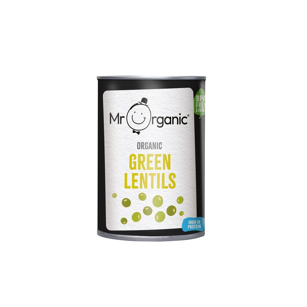 Mr Organic_Green Lentils 400g