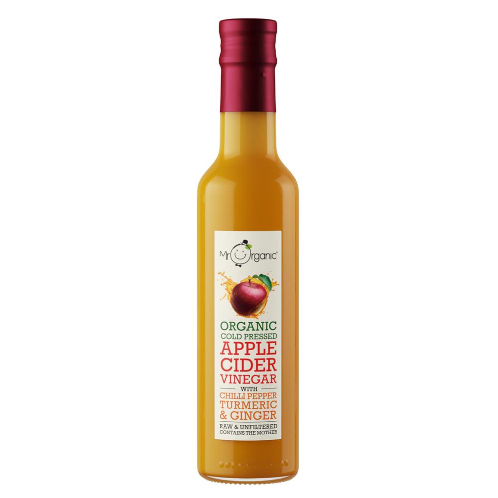 Mr Organic_ACV with Turmeric Chilli & Ginger 250ml