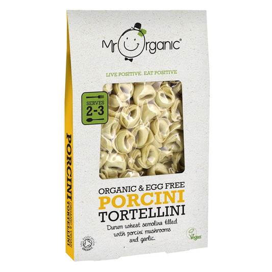 Mr Organic_Egg Free Tortellini with Porcini Mushrooms 250g