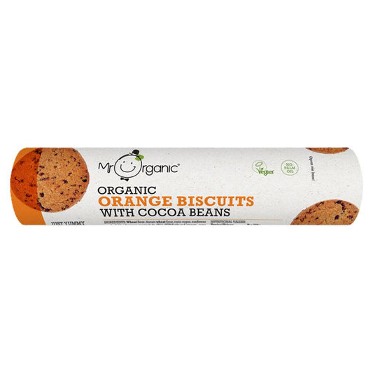 Mr Organic_Orange Biscuits with Cocoa Beans 250g