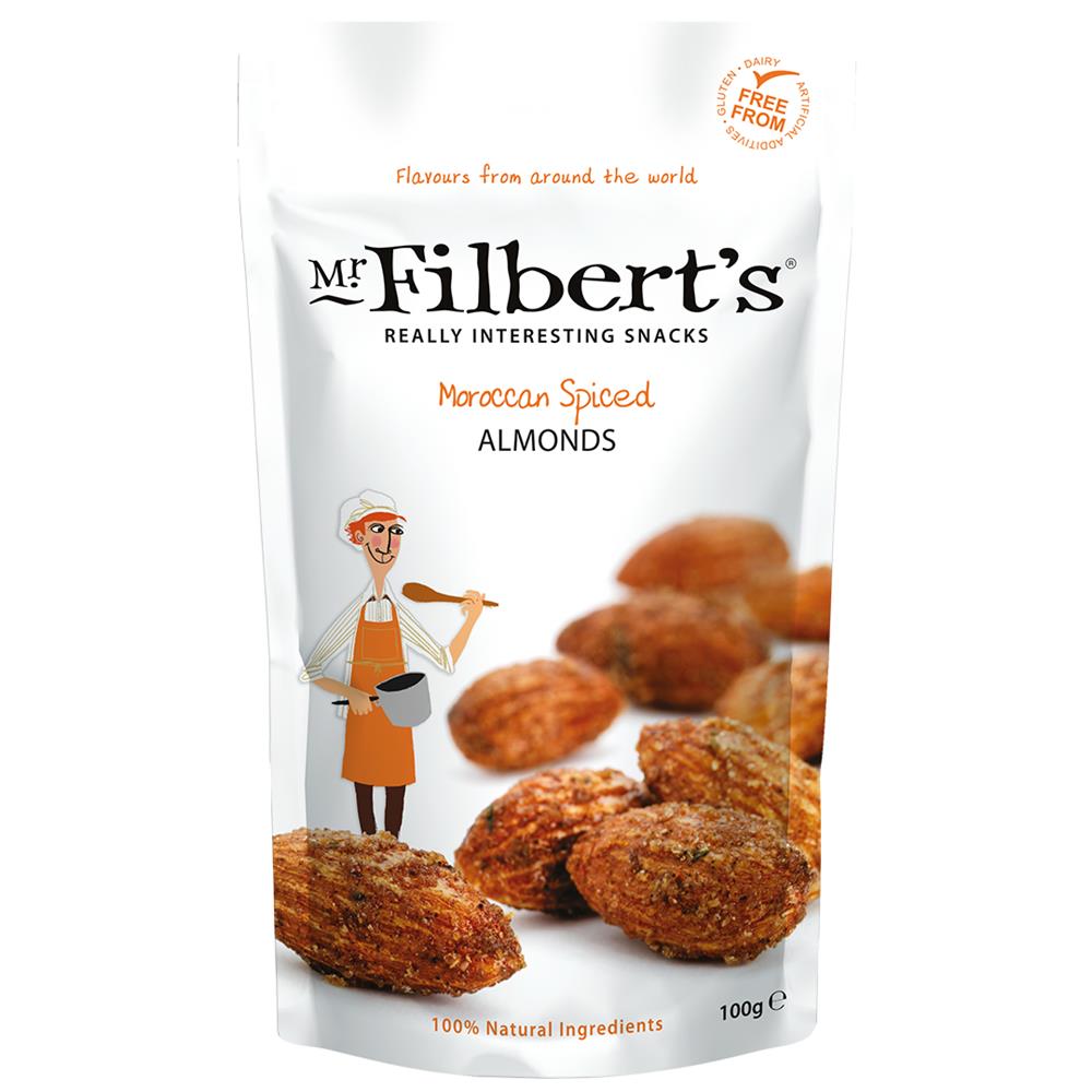Mr Filberts_10% OFF Mr Filberts Moroccan Spiced Almonds 100g-pack of 12
