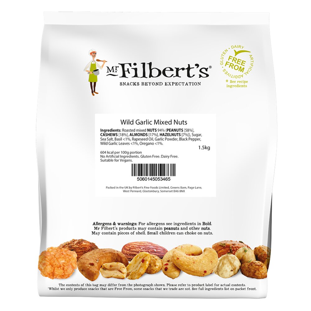 Mr Filberts_Wild Garlic Mixed Nuts 1.5kg