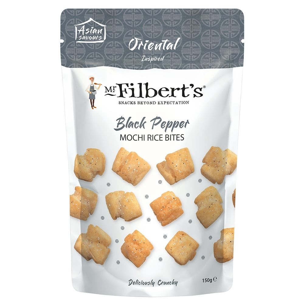 Mr Filberts_Black Pepper Mochi Rice Bites 150g