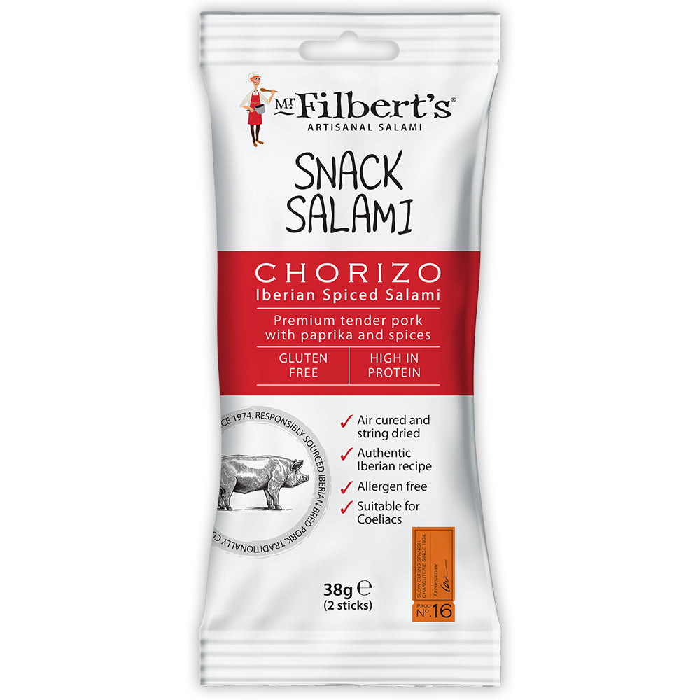 Mr Filberts_Mr Filbert Snack Salami Chorizo 38g-pack of 5