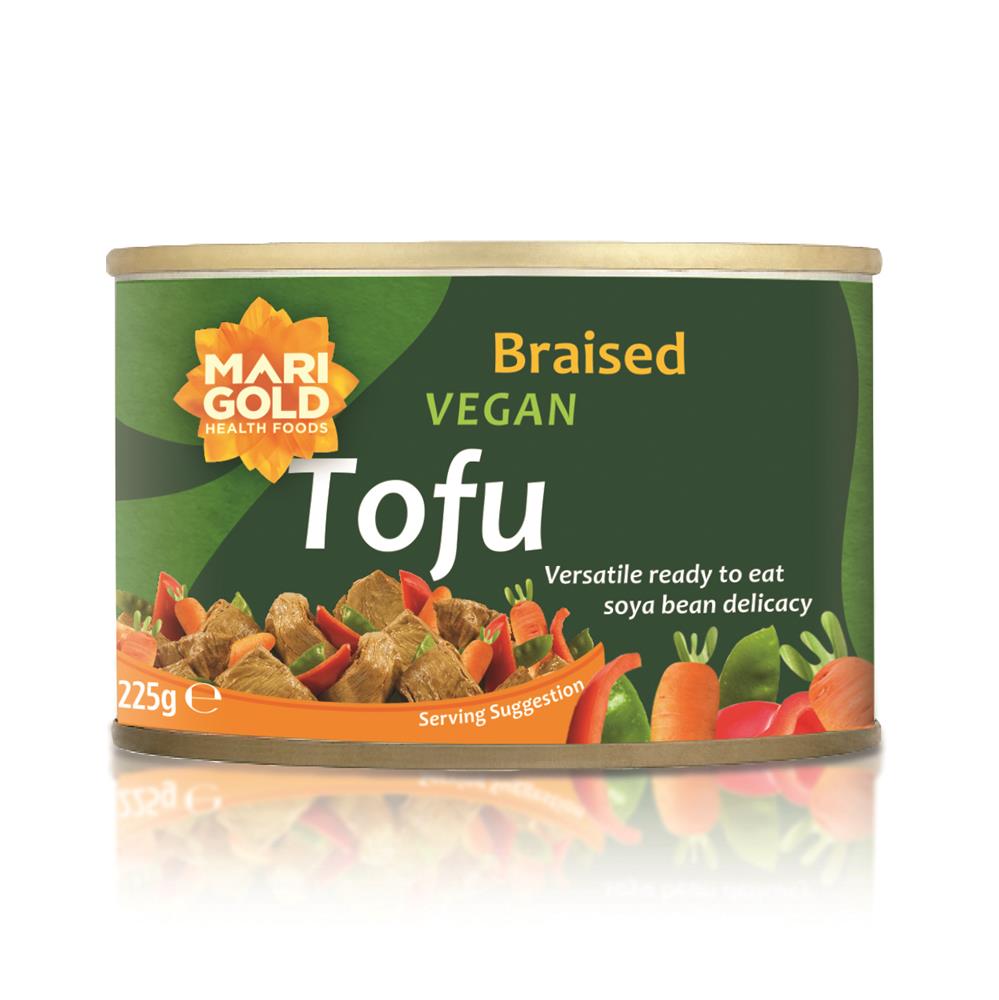 Marigold_Braised Tofu Canned 225g Vegan Gluten Free