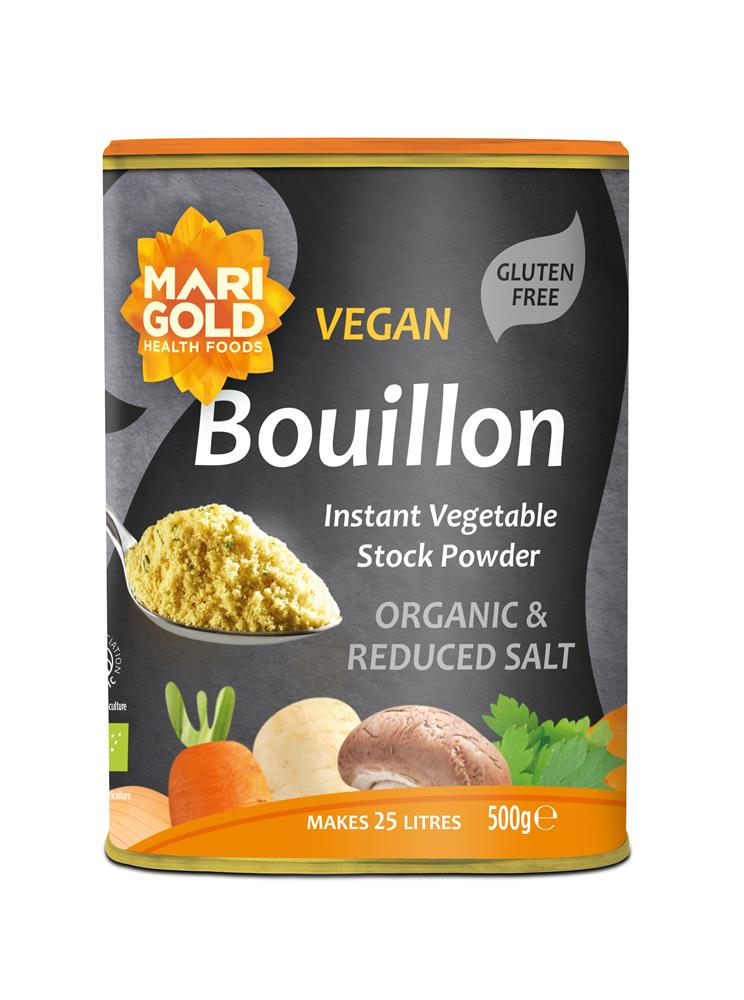 Marigold_ORG Less Salt Veg Bouillon - Grey 500g