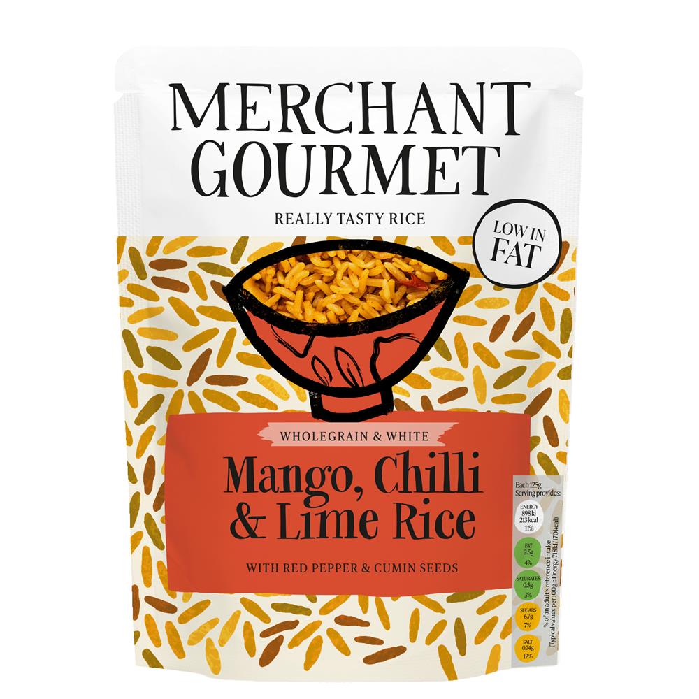 Merchant Gourmet_Mango Chilli & Lime Microwaveable Rice 250g-pack of 6