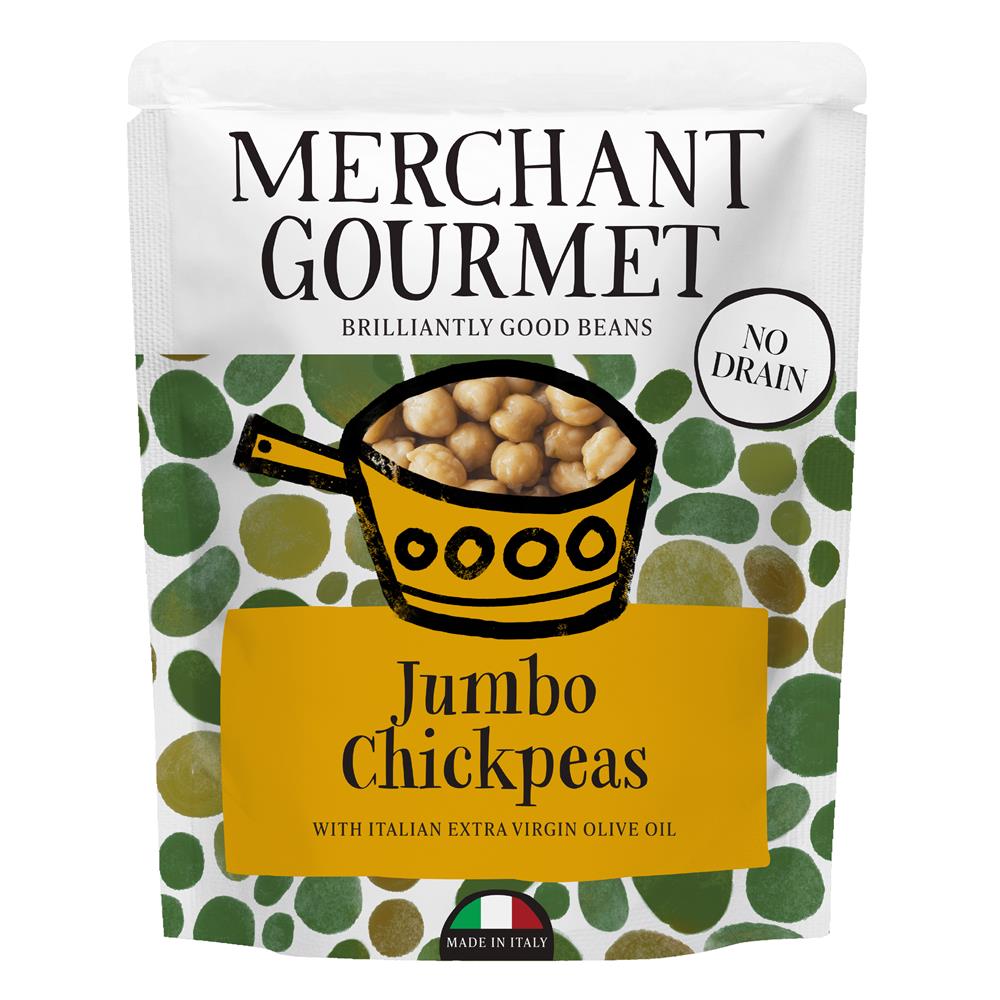 Merchant Gourmet_Jumbo Chickpeas in Extra Virgin Olive Oil 240g