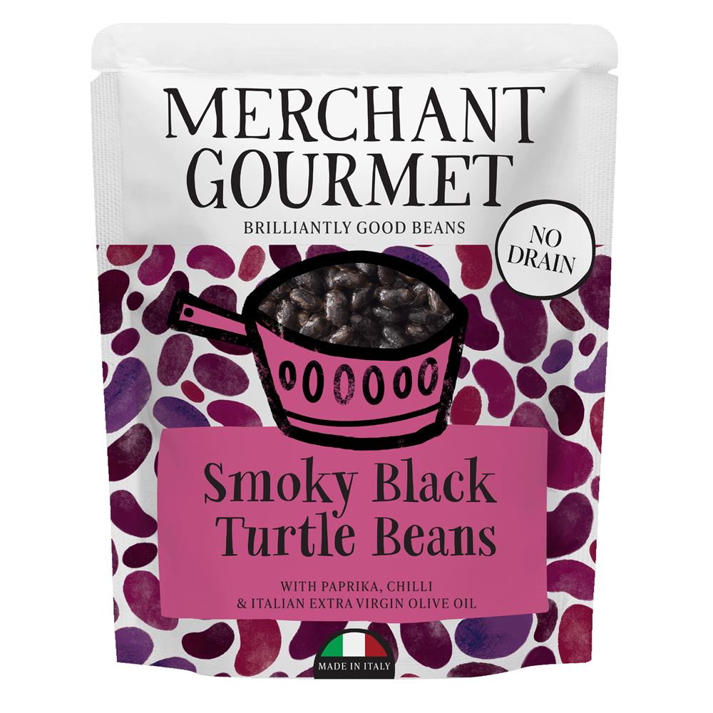 Merchant Gourmet_Smoky Black Turtle Beans with Paprika & Chilli 240g
