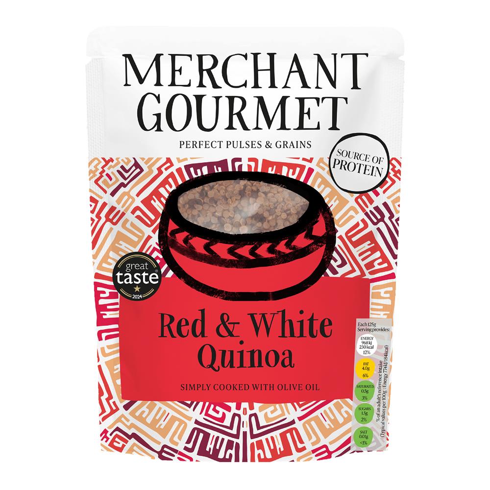 Merchant Gourmet_Red & White Quinoa Ready to Eat 250g-pack of 6