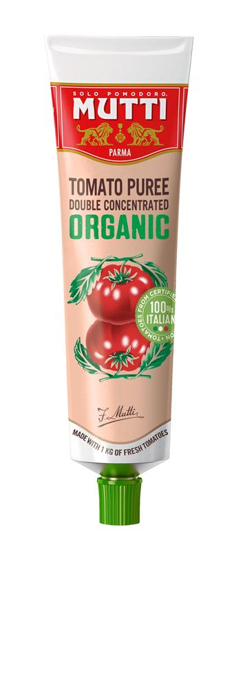 Mutti_Organic Tomato Puree Tube 185g-Pack of 4