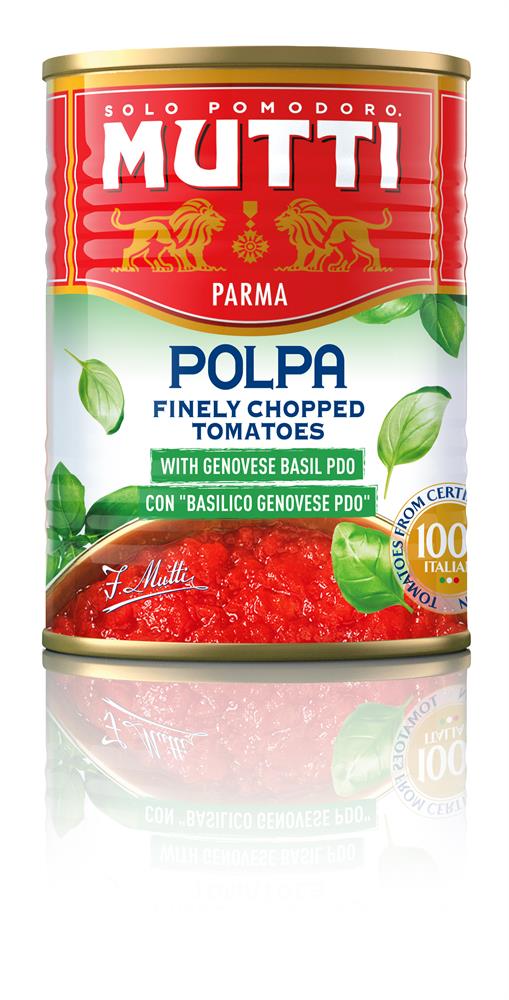 Mutti_Polpa with Basil 400g-Pack of 4