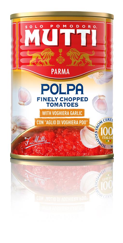 Mutti_Polpa with Garlic 400g-Pack of 3