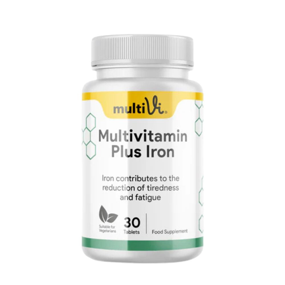 MultiVi_Multivitamin & Iron Supplement. 30 tablets