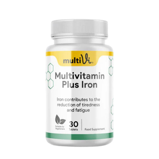 MultiVi_Multivitamin & Iron Supplement. 30 tablets