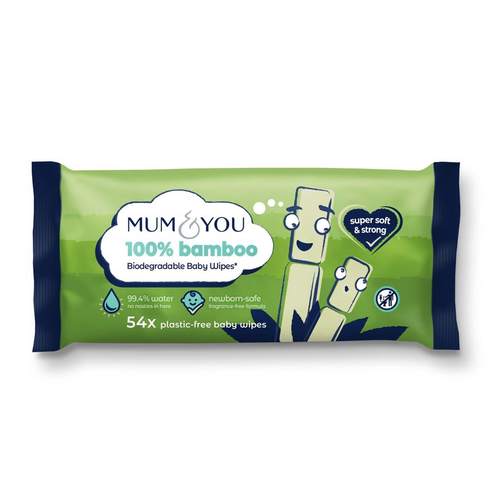 Mum & You_Bamboo Wipes Super soft & strong bamboo biodegradable baby wipes