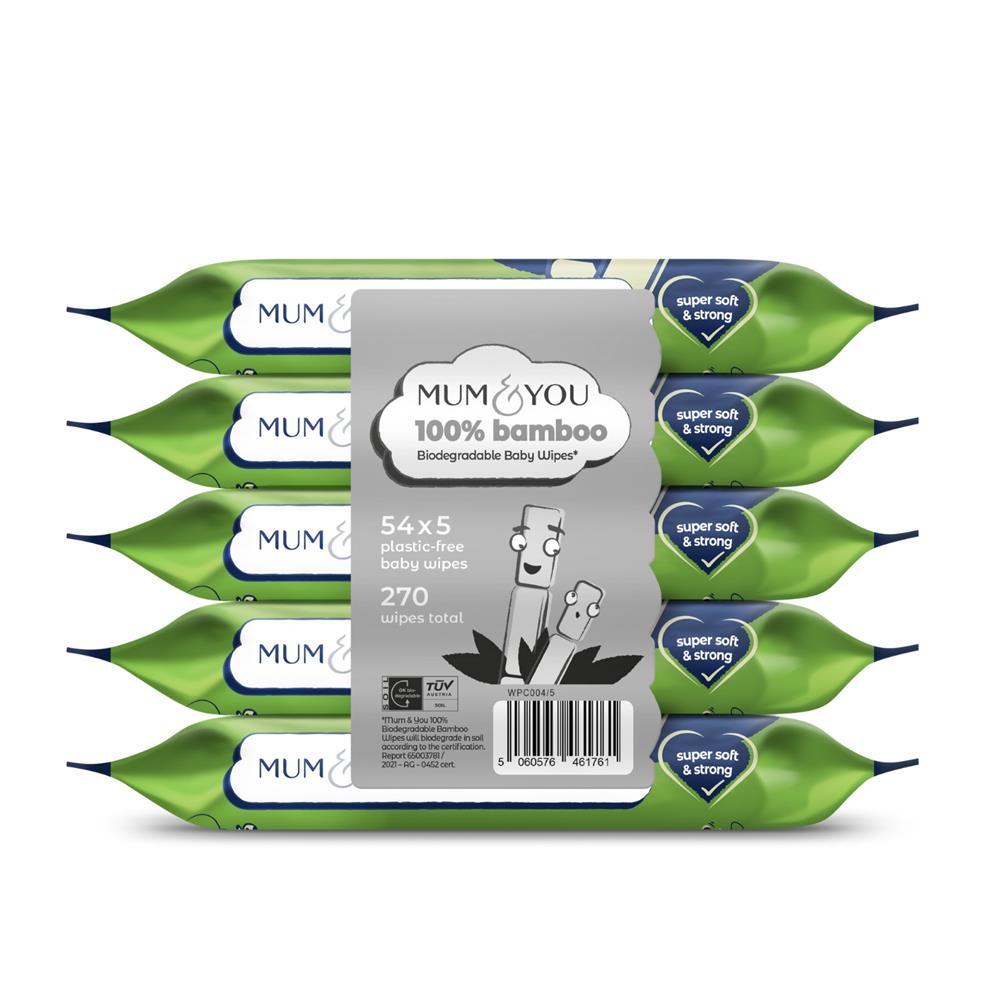 Mum & You_Bamboo Wipes (270 wipes)