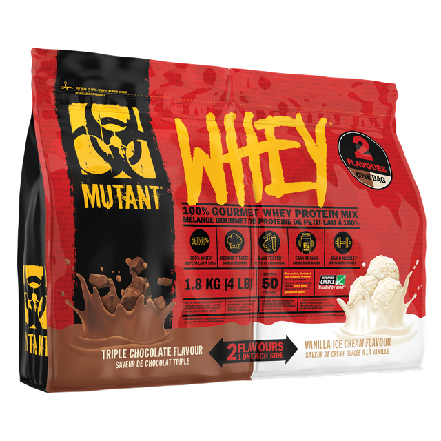 Mutant Whey Dual Chamber 1.8kg Triple Chocolate & Vanilla Ice Cream