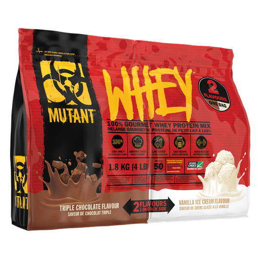 Mutant Whey Dual Chamber 1.8kg Triple Chocolate & Vanilla Ice Cream