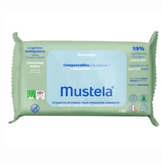 Mustela_Cleansing Wipes 60 Wipes