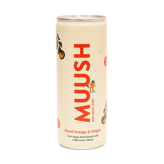 Muush_Blood Orange and Ginger Soda 250ml-pack of 2