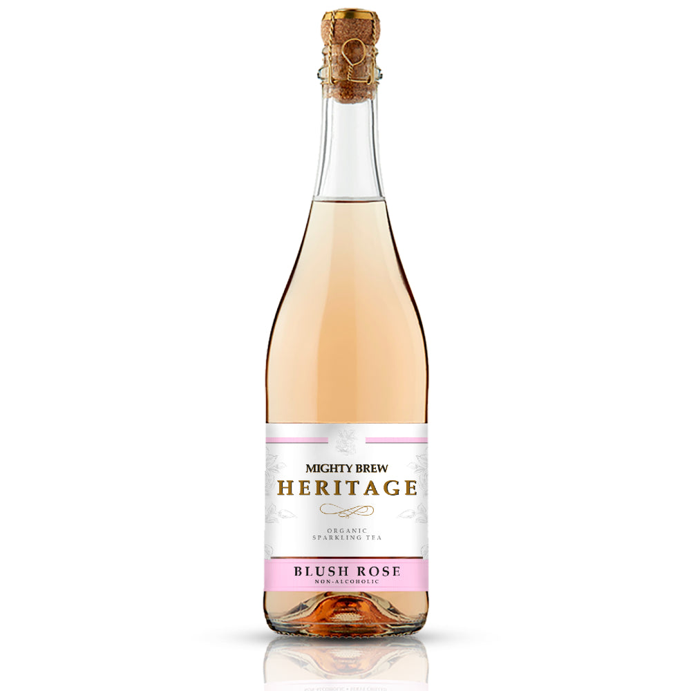 Mighty Brew_Heritage Blush Rose Organic Kombucha Non-Alc. 750ML