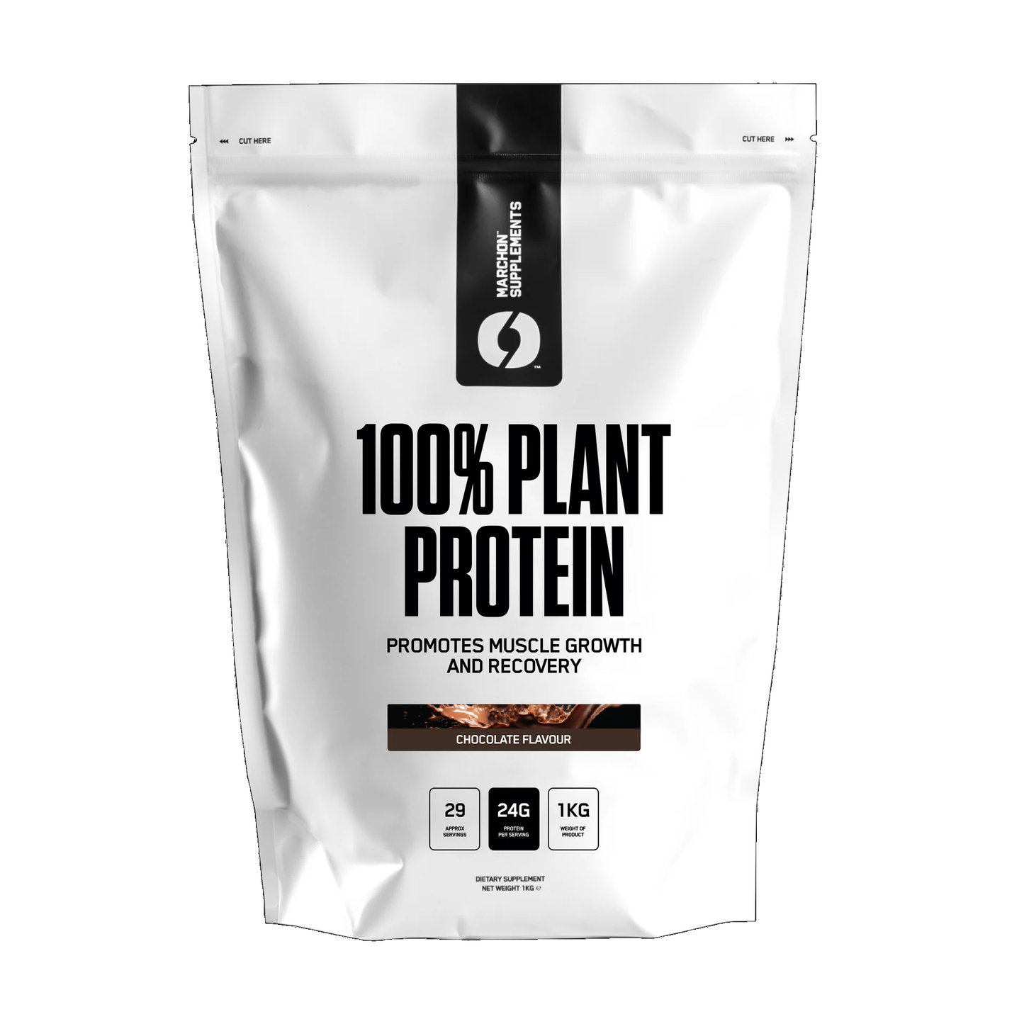Marchon Supplement 100% Plant Protein 1kg Chocolate