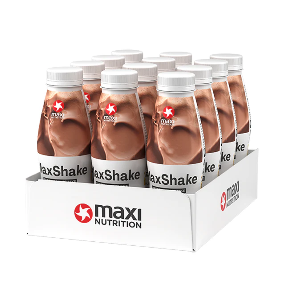 MaxiNutrition MaxShake Protein Milkshake 12x330ml Strawberry
