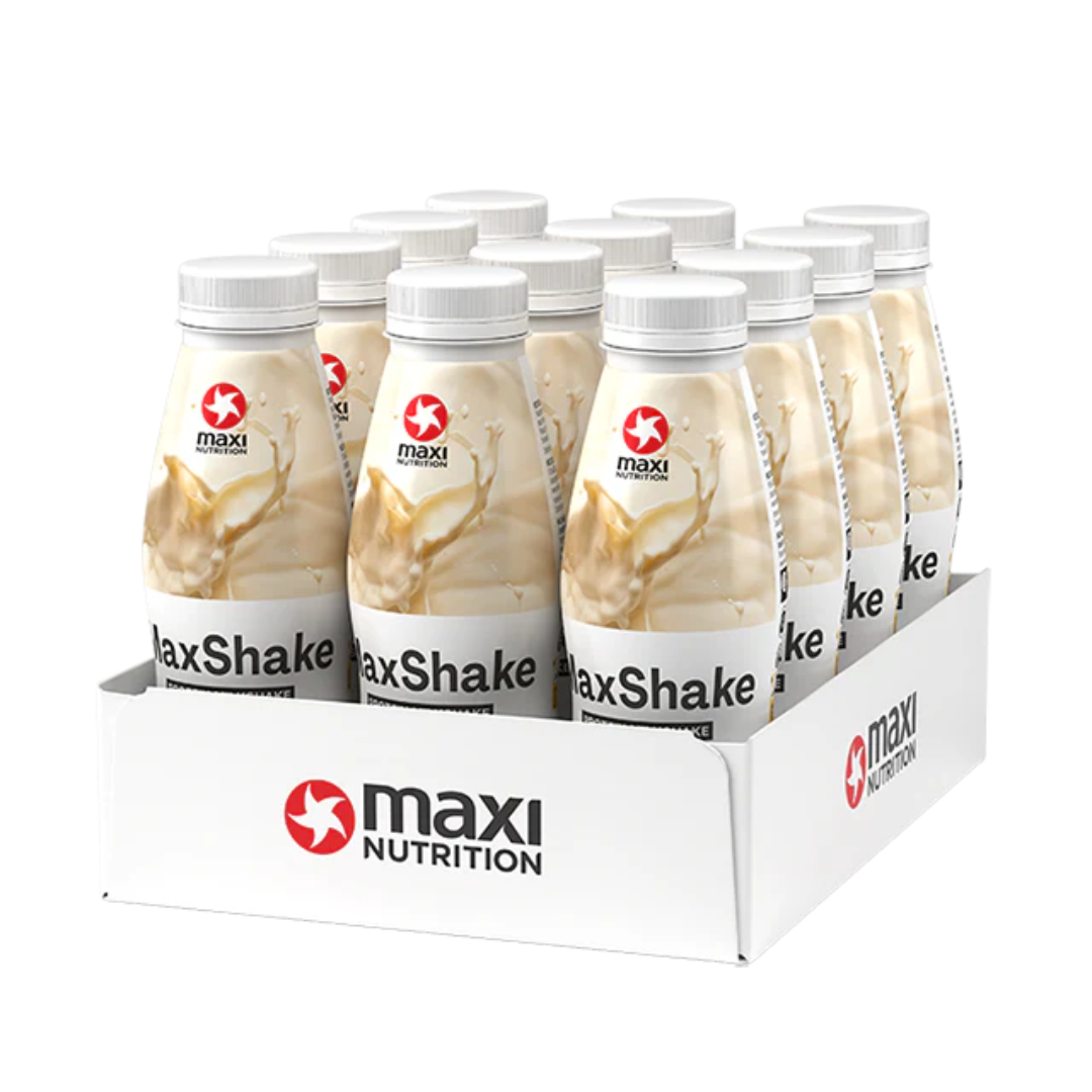 MaxiNutrition MaxShake Protein Milkshake 12x330ml Strawberry