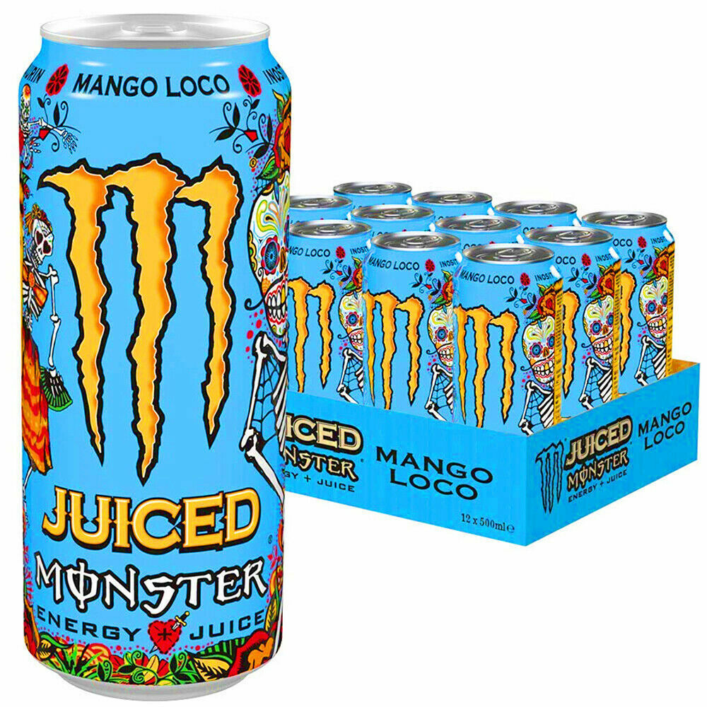 Monster Energy Monster Juiced 12x500ml Mango Loco