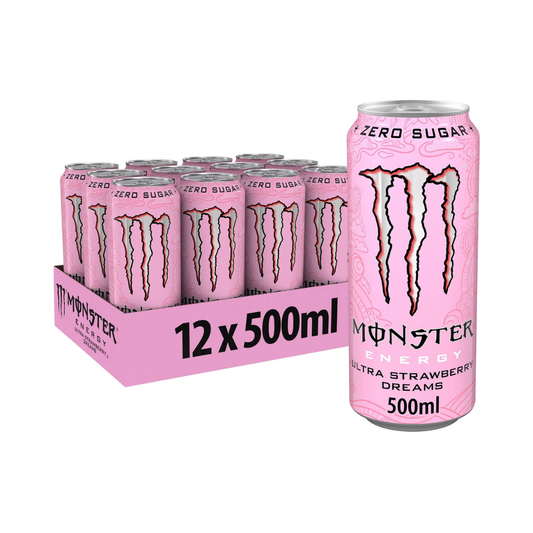Monster Ultra 12x500ml Strawberry Dreams