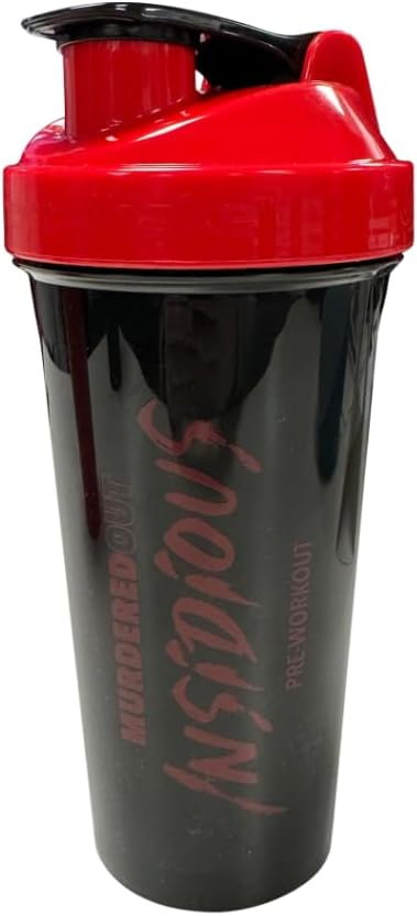 Murdered Out Smartshake Insidious Shaker 600ml Black & Red