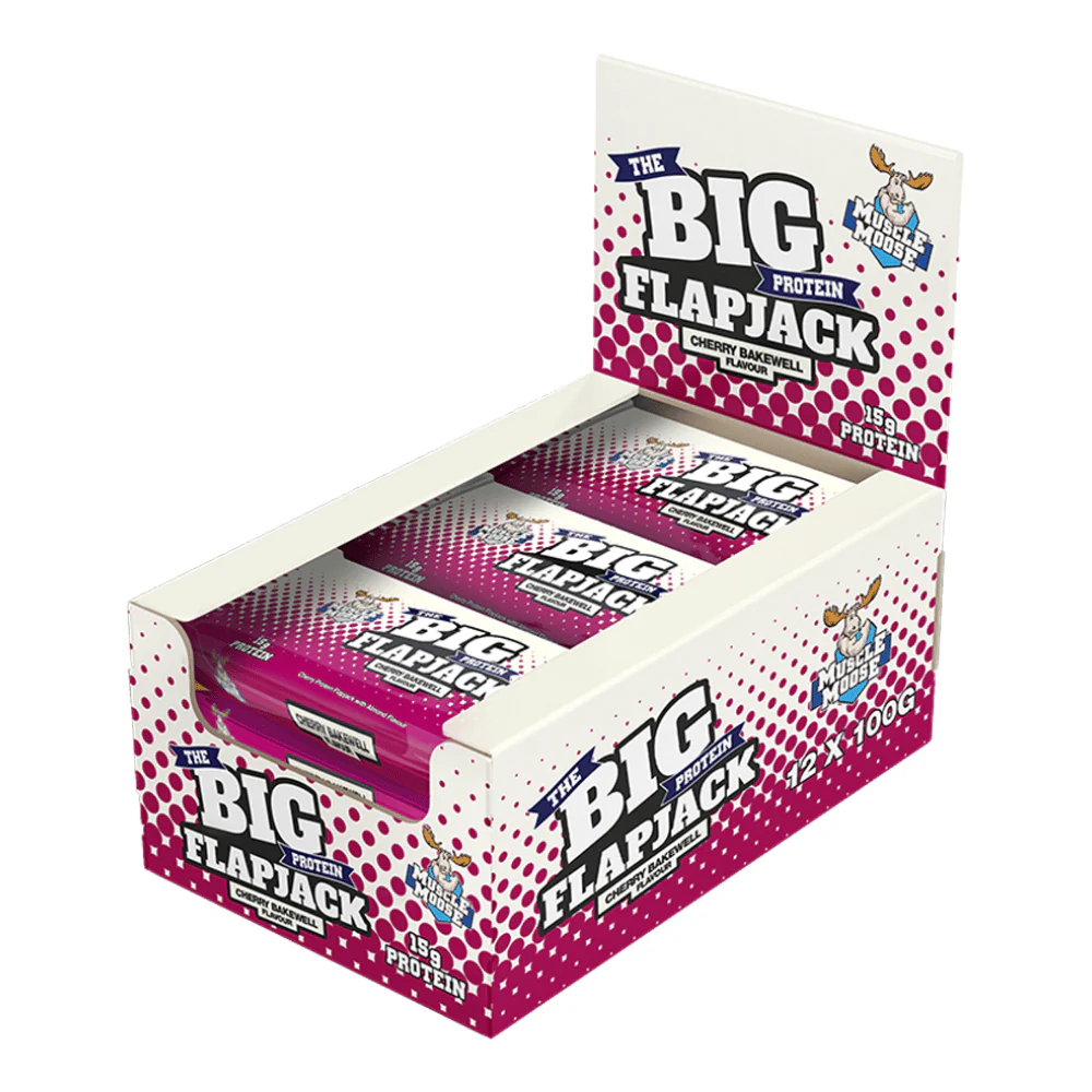Muscle Moose Big Protein Flapjack 12x100g Chocolate