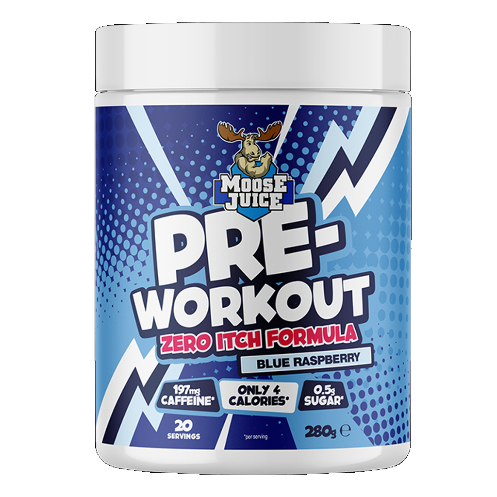 Muscle Moose Pre-Workout - Zero Itch Formula 280g Cloudy Lemonade