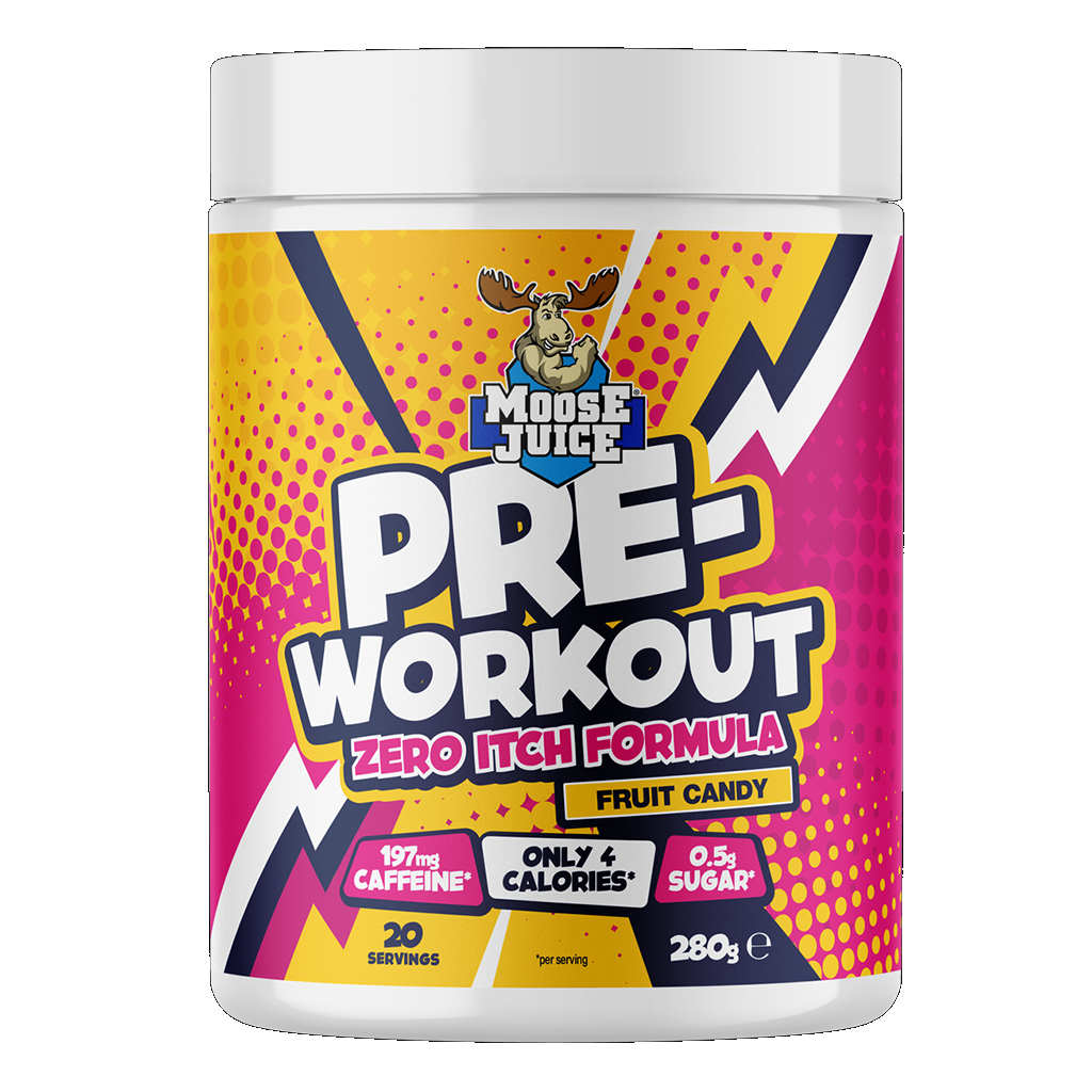 Muscle Moose Pre-Workout - Zero Itch Formula 280g Cloudy Lemonade